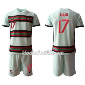 Portugal Nani 17 Barn Bortedraktsett Euro 2020 Kortermet (+ Korte bukser)